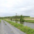 La Croix, rue Médart, chemin de halage de la Scarpe, début du chemain de la croix