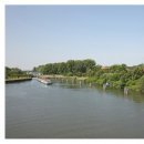 RD75, entrée sud de Bruay sur Escaut, sur le pont