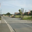 Arenberg, entrée de Wallers avant le passage à niveau ( D313 )