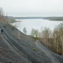 Mare à Goriaux, en haut du terril, sur le chemin de randonnée Mare à Goriaux, en haut du terril, sur le chemin de randonnée
